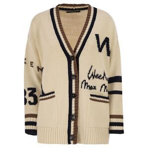 Weekend Maxmara Women Wkdblasone - Oversized Cardigan In Cotton Blend